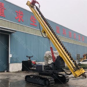 直銷光伏履帶鉆孔機，螺旋光伏鉆孔機